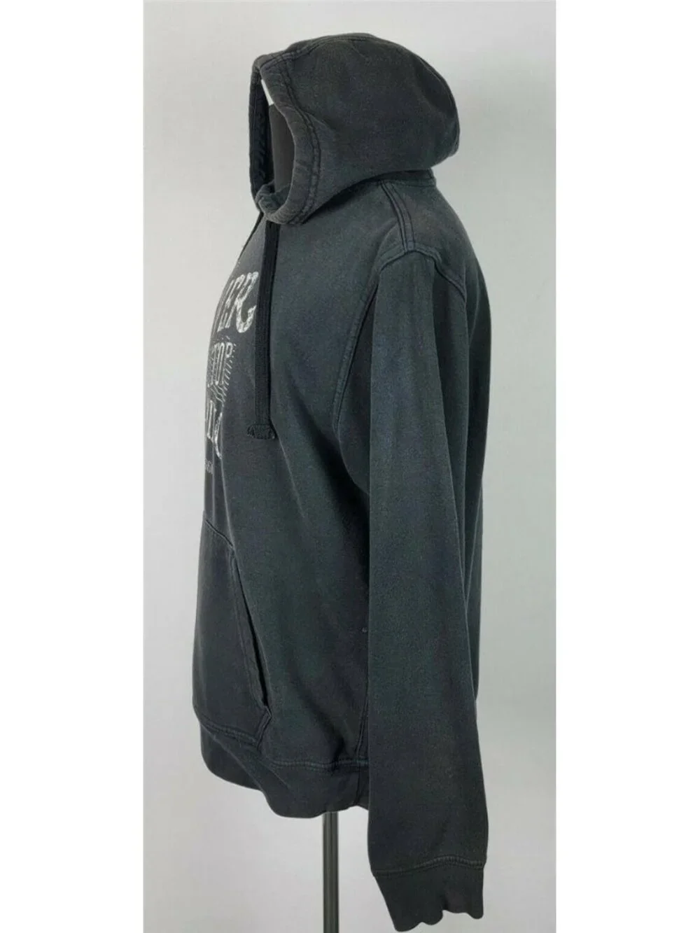 The North Face NEVER STOP EXPLORING Vintage Hoodie Men's M Black Long Sleeve